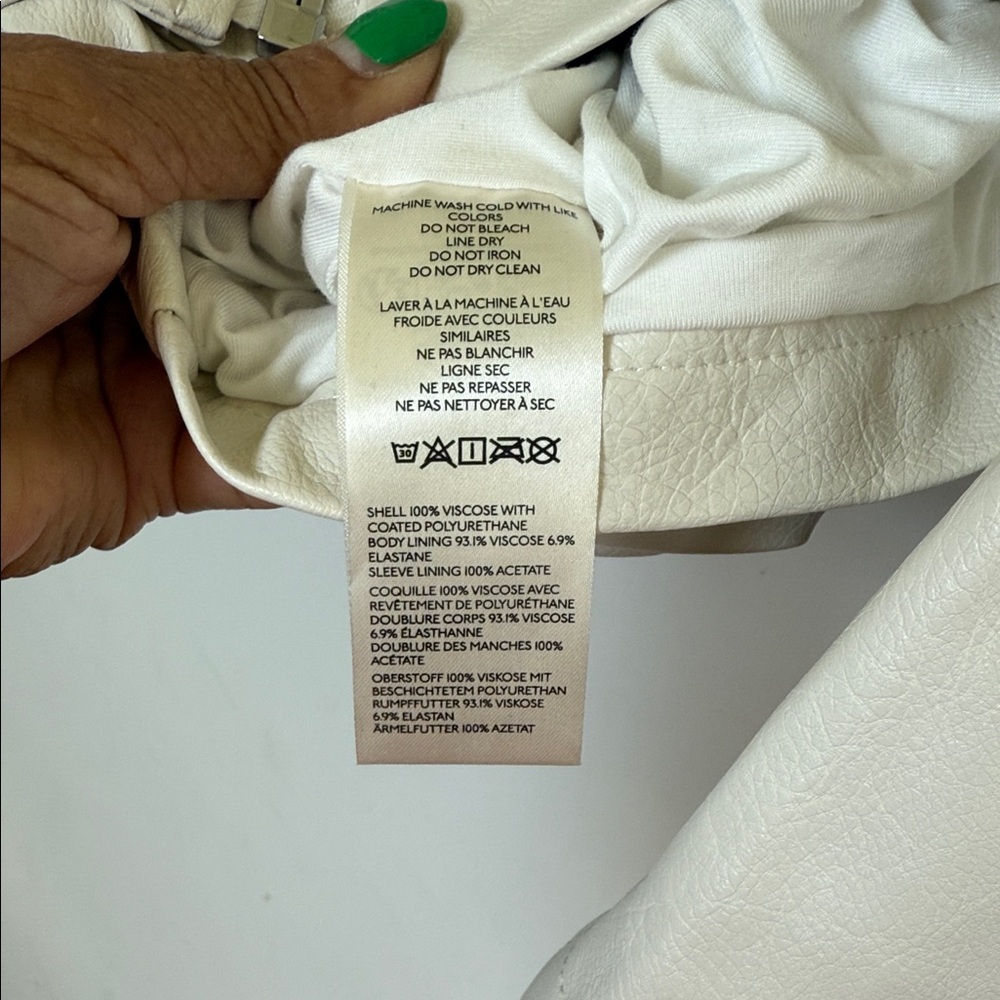 Maeve Cream Leather Jacket - Picture 12 of 14